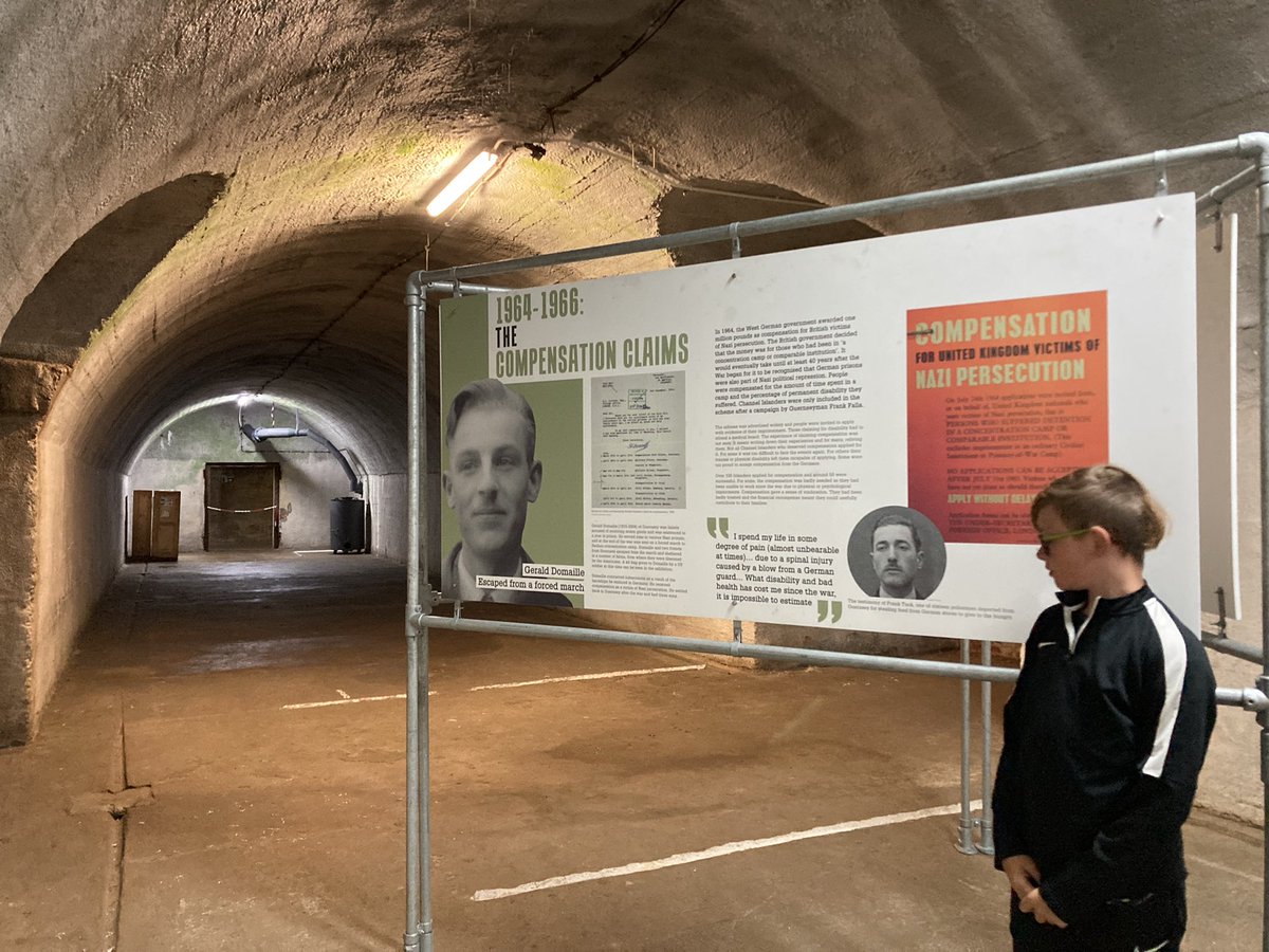 _abicoleman's tweet photo. @CarrGilly @wienerlibrary @GuernseyMuseums Taking in the representation of a family friends Grandpa felt more powerful in the underground environment. https://t.co/3t1dplz7A5