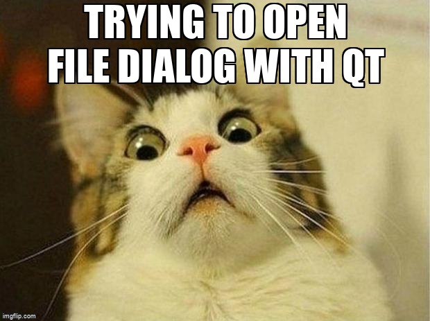 overflow_meme's tweet image. Trying to open file dialog with Qt stackoverflow.com/questions/6896… #cpp #qt #visualcpp