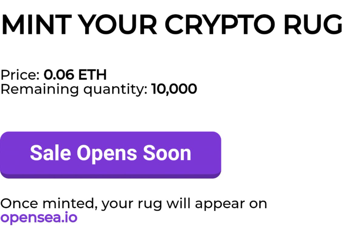 Crypto Rugs (CryptoRugsLife) Twitter