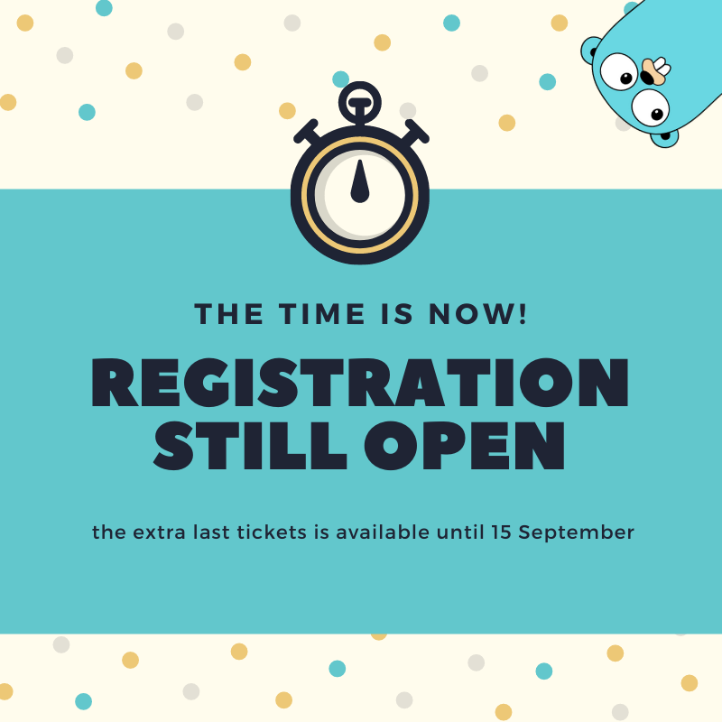 GopherConPL's tweet image. We start with Extra last tickets. These are discounted tickets at a lower price that can be purchased. Tickets are available until the day of the conference. gophercon.pl
eventil.com/events/gopherc…
#golang #gophercon #go #goconf #goprogramming #GopherConPL #conference