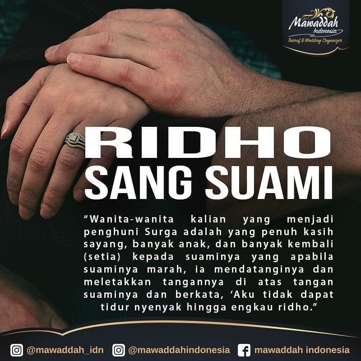 ustadzkhalid's tweet photo. RIDHO SANG SUAMI
Daftar Manajemen Rumah Tangga Islami dengan hubungi 081113302424/2121 untuk informasi lebih lanjut.
Semoga Allah Ta'ala mudahkan niat kita dalam membina rumah tangga yang Sakinah, Mawaddah, Warohmah.

Jazakumullahu Khairan. Barakallahufiikum
#daurohonline #khb https://t.co/5aADKMdJEX