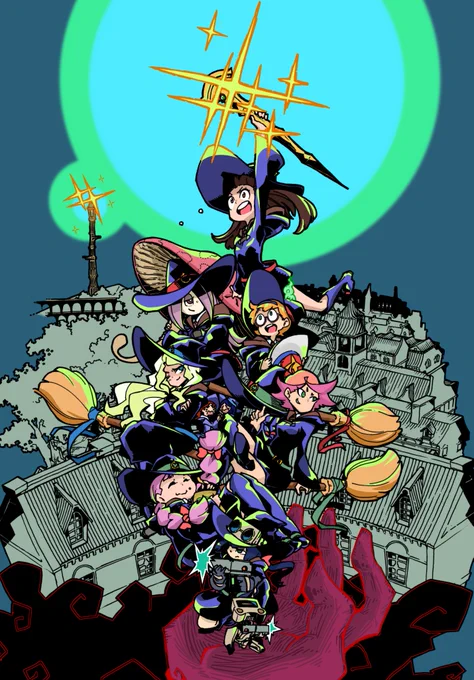 どちゃくそ懐かしいの出てきたw
魔法使いのパレード劇場公開の時描いたやつだー 