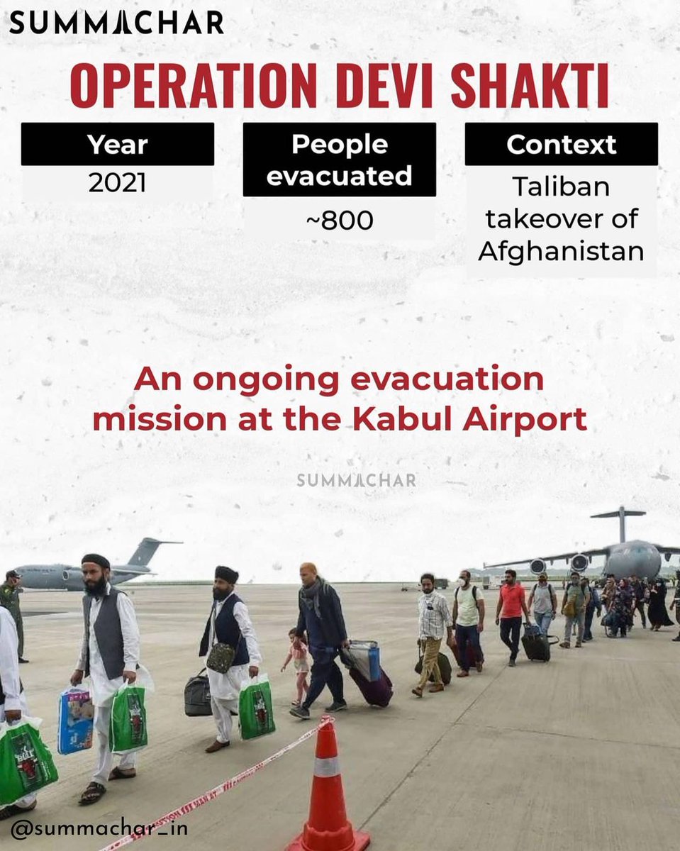 summachar_in's tweet photo. Let’s have a look at some notable evacuations done by India.
To see full story Summachar style check out the Summachar app: https://t.co/e3AQqTckD8
#Summachar #evacuation #operationdevishakti #operationdevi #Evacuations #indianairlines #airindia https://t.co/53RNRMZtYw