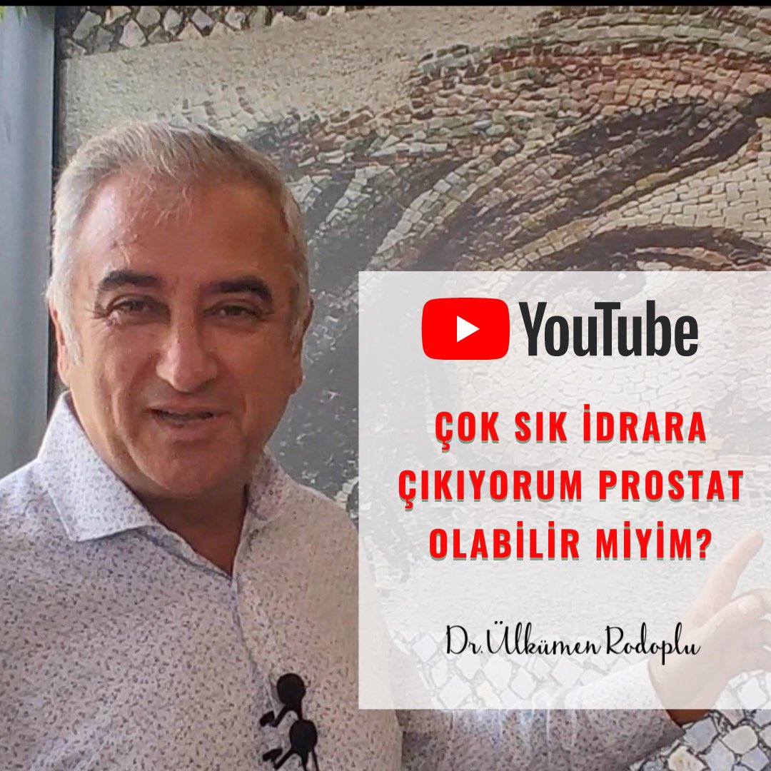 ulkumenrodoplu's tweet photo. Çok sık idrara çıkıyorum; acaba prostat olabilir miyim ?
YouTube videomu izlemenizi dilerim.
Lütfen paylaşabilirsiniz.
Abone olmanızı dilerim
https://t.co/DWhc68oI8O
#prostat #prostatit #prostatbüyümesi #prostatkanseri #sağlık #öncesağlık #wellness #sağlıklıyaşam #healthyliving https://t.co/wrz1zJqYY3