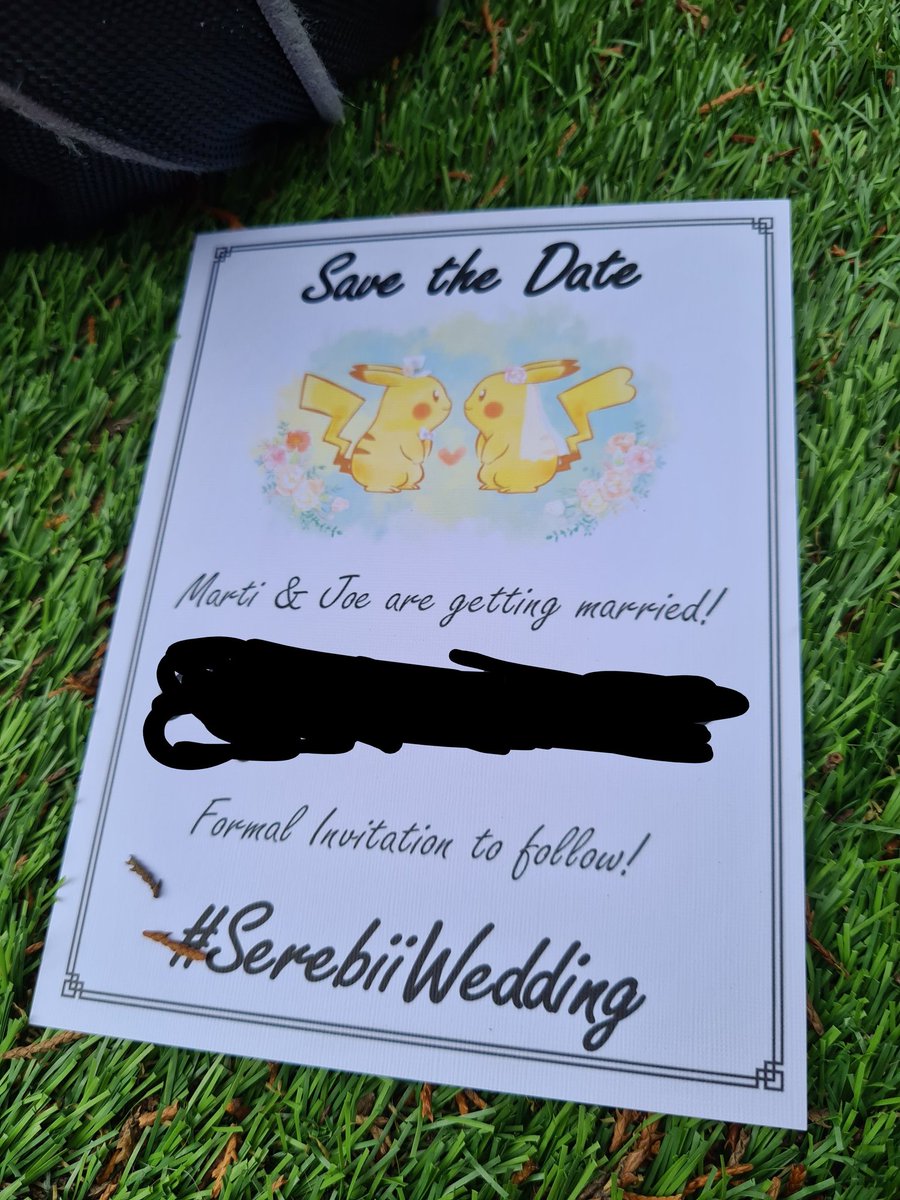lewymd's tweet image. A great night to celebrate the engagement of @VirtuallyMarti &amp;amp; @JoeMerrick, congratulations again! Looking forward to the actual day, look how cutes these save the dates are! #SerebiiWedding
