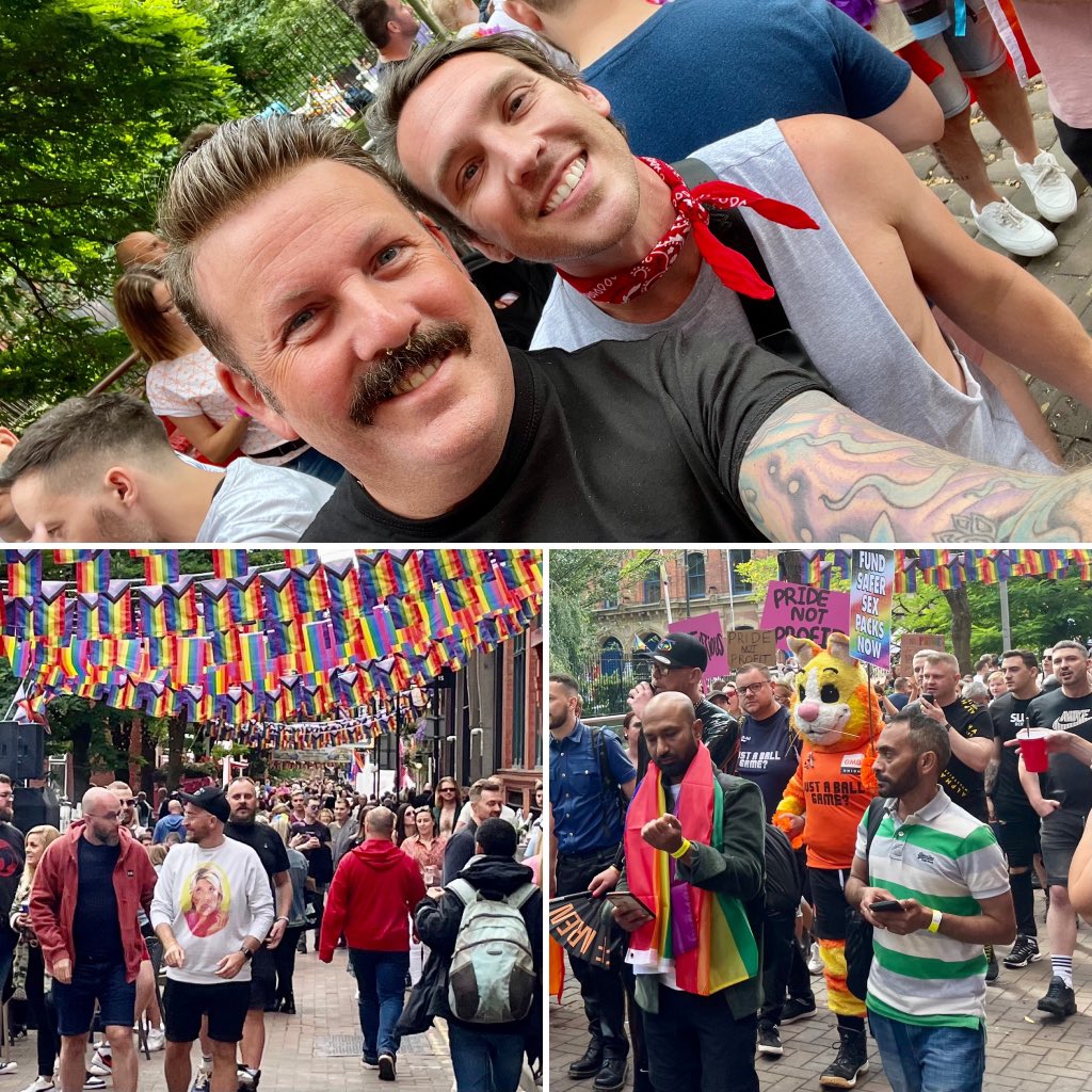 69mag's tweet image. #ManchesterPride never disappoints. Two days into this year’s cracking celebration and it’s like the world has got back to normal again. Bring on day3! #pride #loveislove #manchester