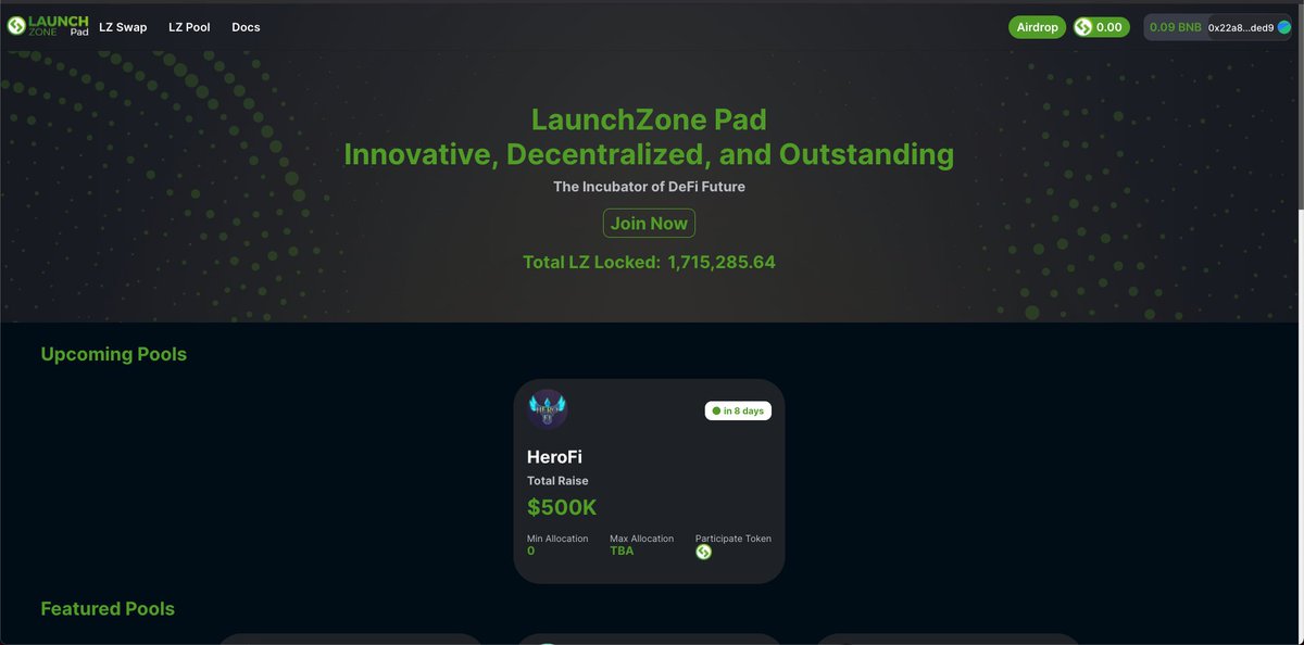 LaunchZone (LZ.finance) tweet media