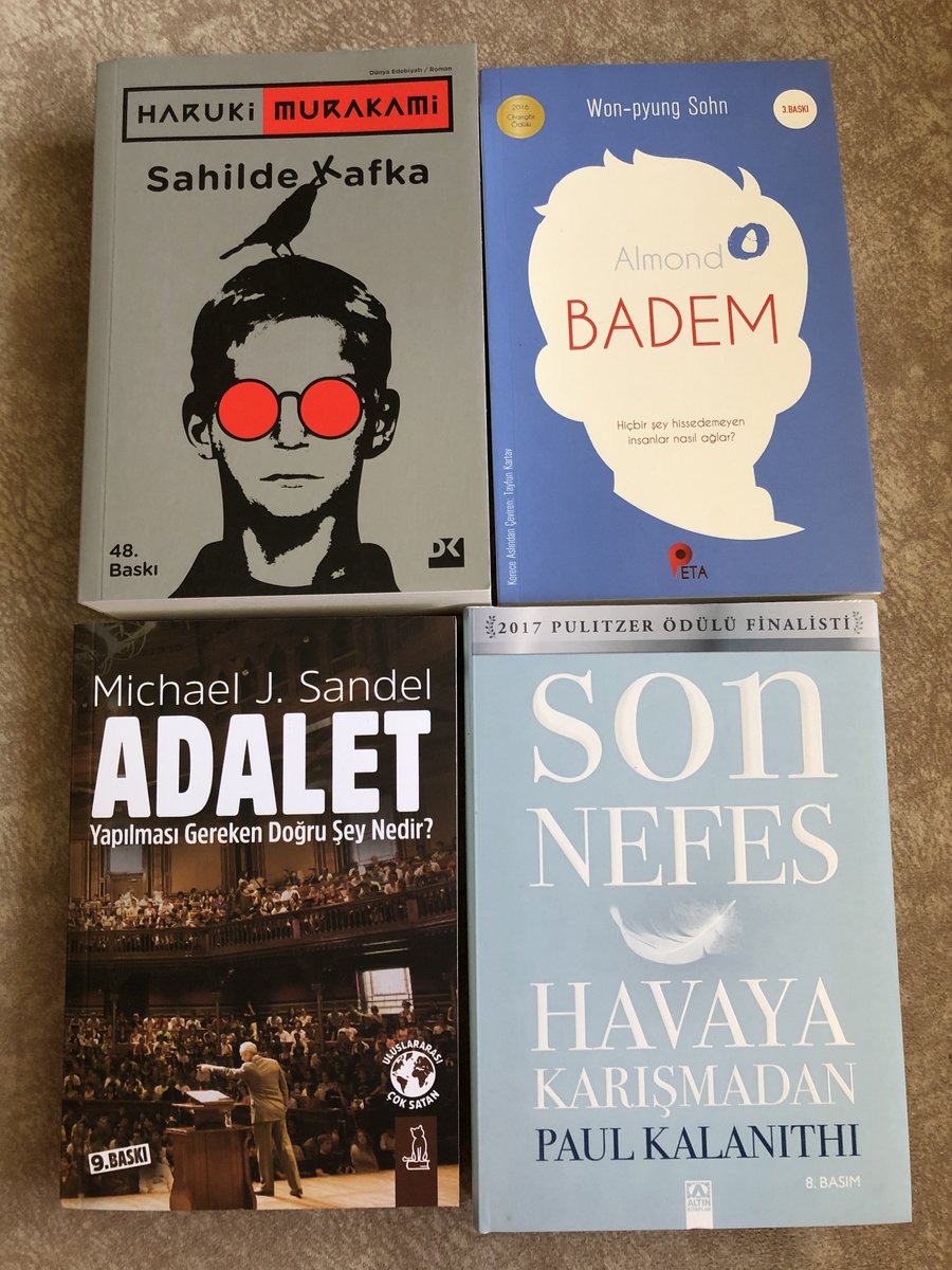 Sevgili <a href="/moonshinesonus/">nada8</a> kitap çekilişi etkinliğimizi görmüş ve Namjoon sayesinde okumak isteyen daha çok kişiye 7-1=0 diyerek etkinliğimizi 7 kitaba tamamlamak istemiş. Bu 4 kitaptan çekilişe katılmak için bu tweeti retweetlemeniz yeterli takip etme koşulu aranmayacaktır 💜