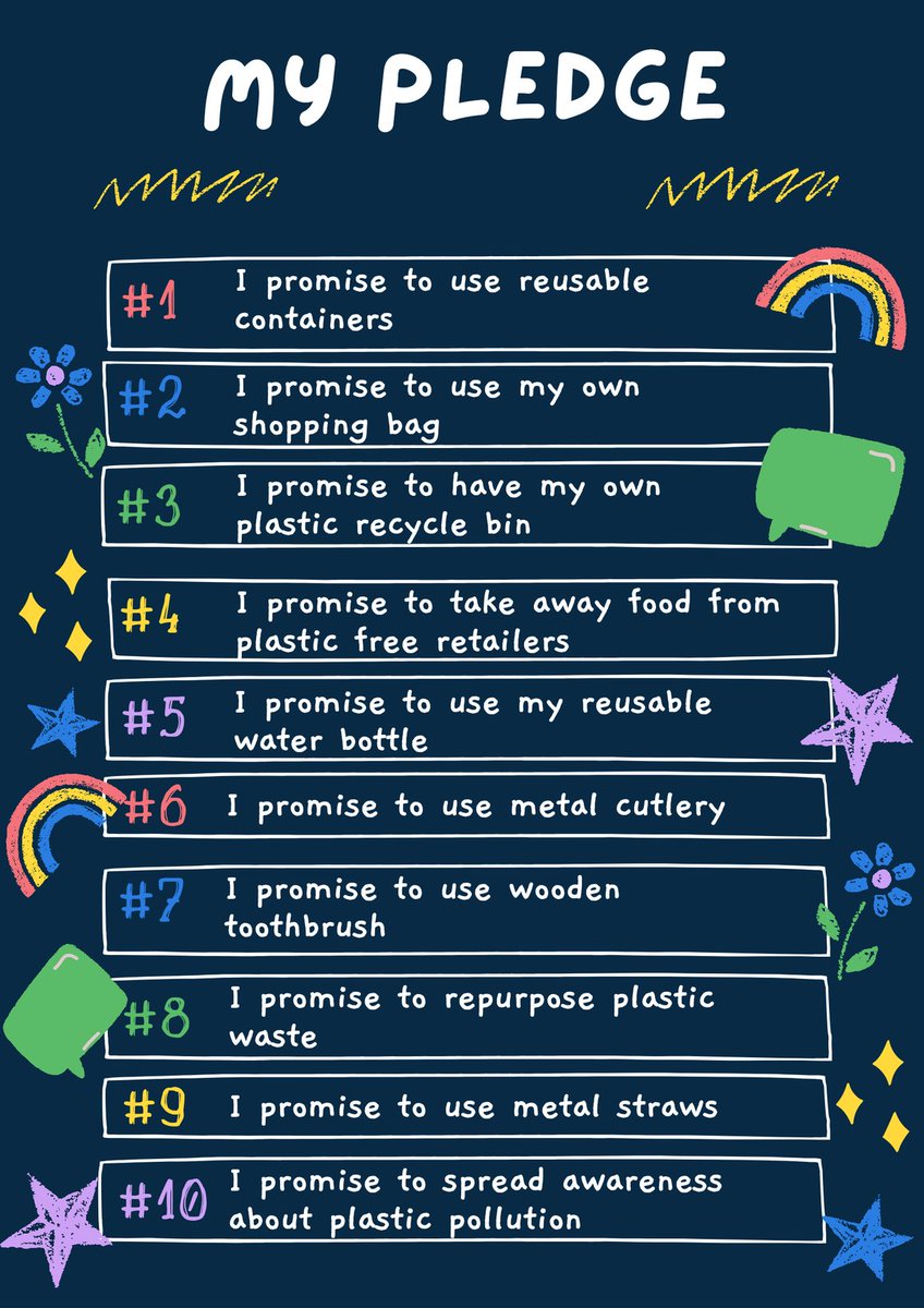 farafrekko's tweet photo. PANDEMIC PLASTIC RUSH
WEEK 5 : THE PLEDGE
Date : 23rd - 29th August 2021
Day 4 : 2 Pledges
Name : Nur Zahira Irdiana Binti Abdul Rashid
School : SK Pinggan-Pinggan Pitas
#BeDrasticSayNoToPlastics
#WaveMakers
#WAGGGS
#UNEP
#GGAM https://t.co/7OPvCdGy2T