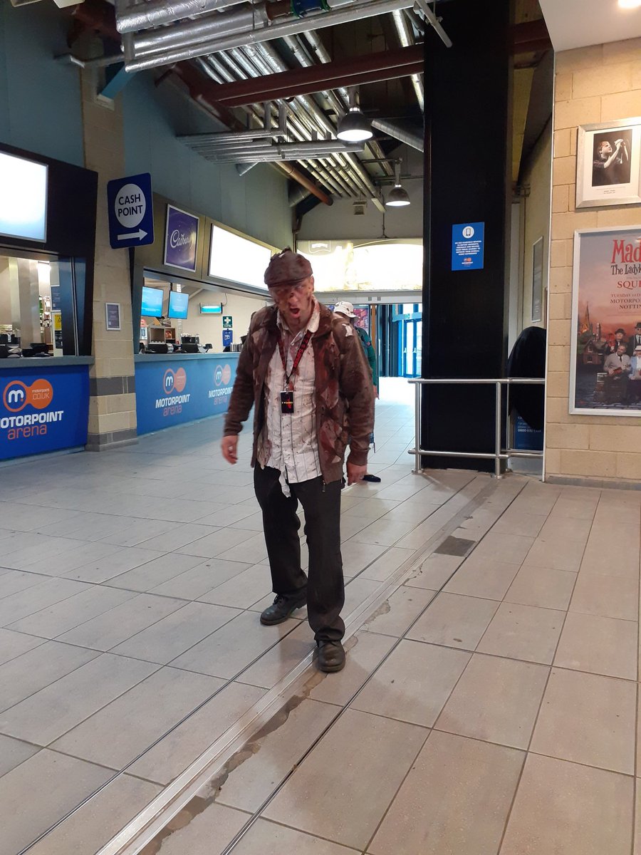 CJWrightBooks's tweet photo. Here come the zombies!!! @emconcouk Nottingham. https://t.co/2FT9ilSS6D