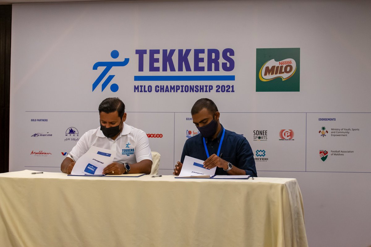 Medianetmv's tweet photo. We are delighted to be collaborating with Tekkers Milo Championship 2021 as Gold Partners. 😄🤩⚽

Watch the live actions on @ICETV100 📺Ch100 &amp; #ICESPORTS 📺Ch102

Also enjoy on #MSTV 📺 &amp; #MultiScreen 📱💻
#medianetmv
@TekkersMaldives https://t.co/gwte1KsvxB