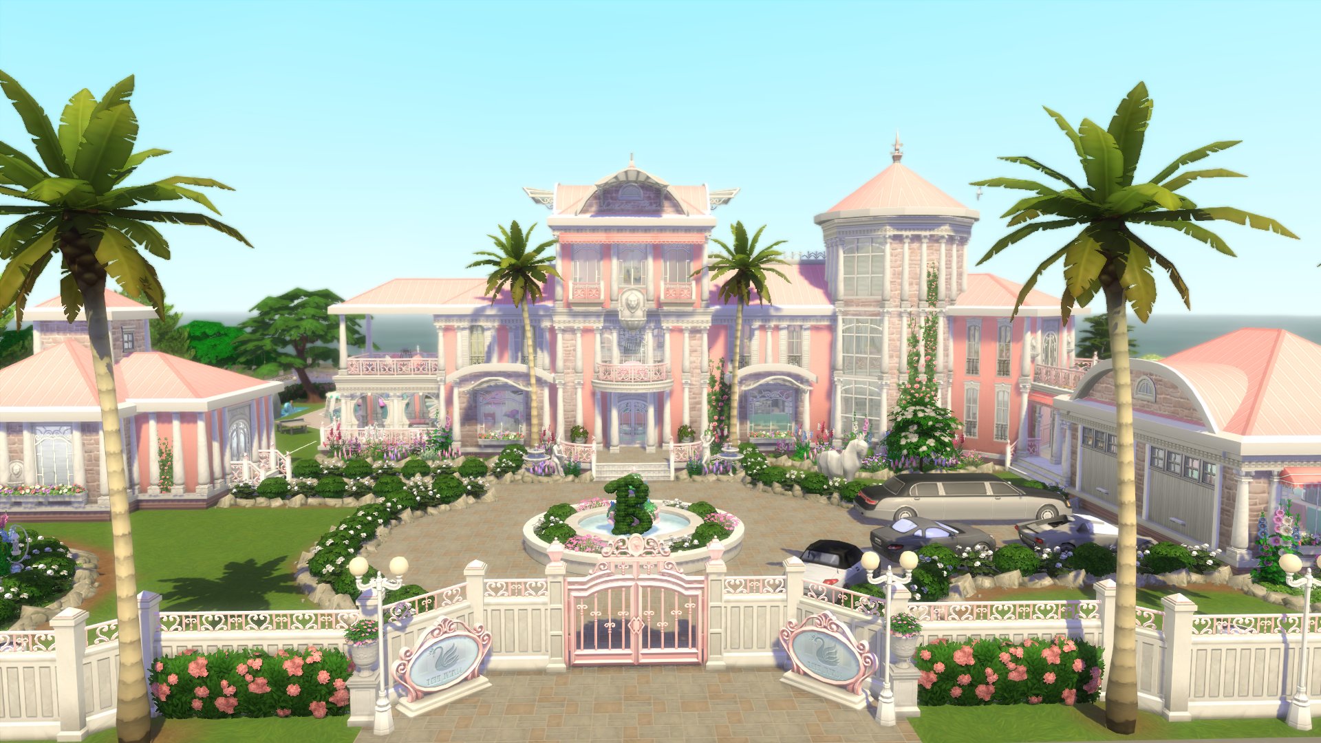 Sims 4 barbie dream house sale