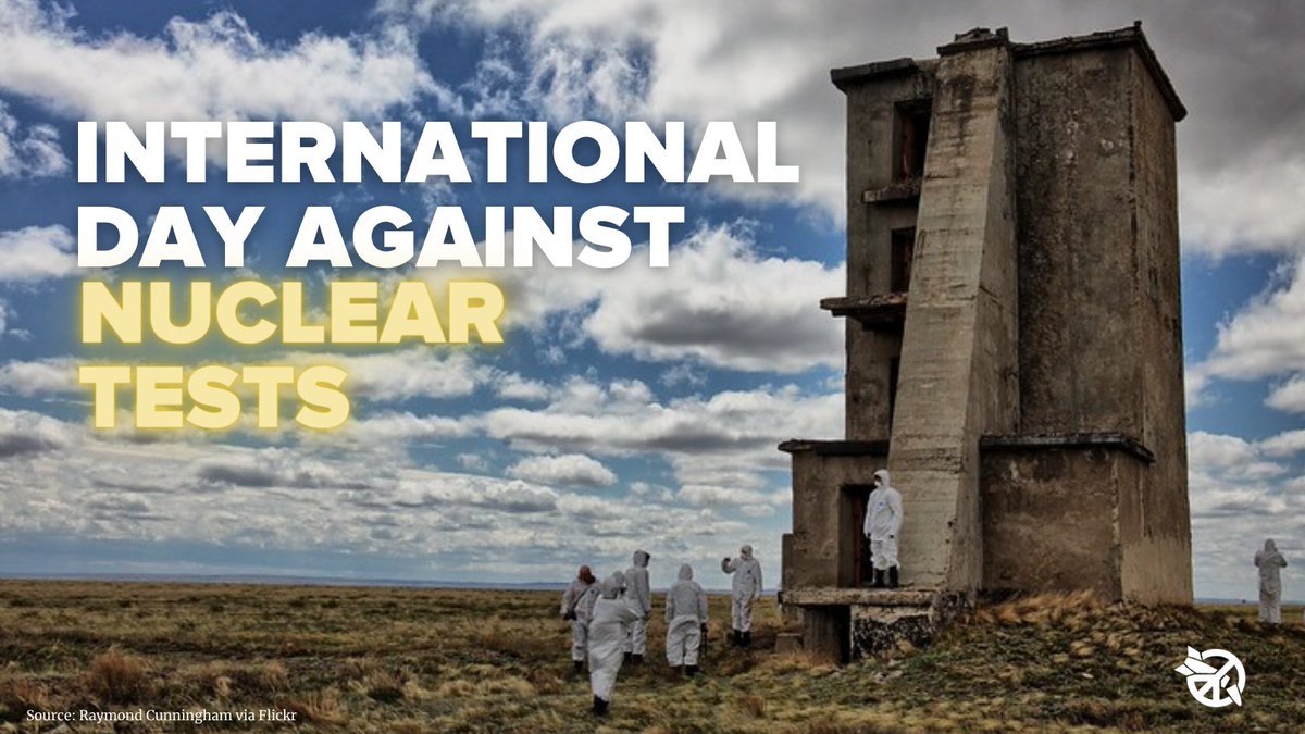 nuclearban's tweet photo. 🧵1/ Happy International Day Against Nuclear Testing!
Did you know @Kazakhstan 🇰🇿 established this day to honor its own test victims and survivors as well as those from across the world?

#nucleartest #CTBT #nuclearban  #TPNW https://t.co/lt8f7mHEmE