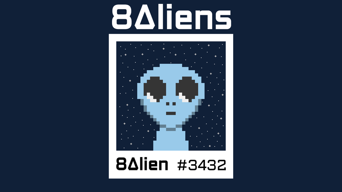#8Aliens intelligent #NFT Collectibles 👽🧠

8888 unique #iNFTs ⚡️

🔥 Only 5 super rare with one trait 🔥

Get the blue one and chat with 👇

opensea.io/assets/0x495f9…

#NFTGiveaway #NFTCommunity #nftcollector #NFTartist #NFTcollectibles <a href="/opensea/">OpenSea</a> #AI #NFTdrop #NFTgaming #NFTs