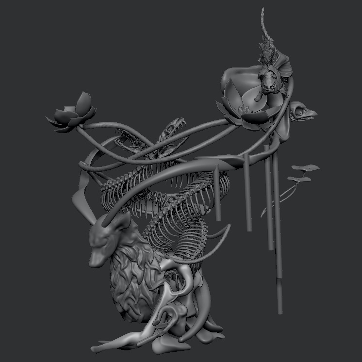 3Dbenkyou's tweet photo. wip　久しぶりに放置してた作品進めた
＃Zbrush https://t.co/LDQjYUY974