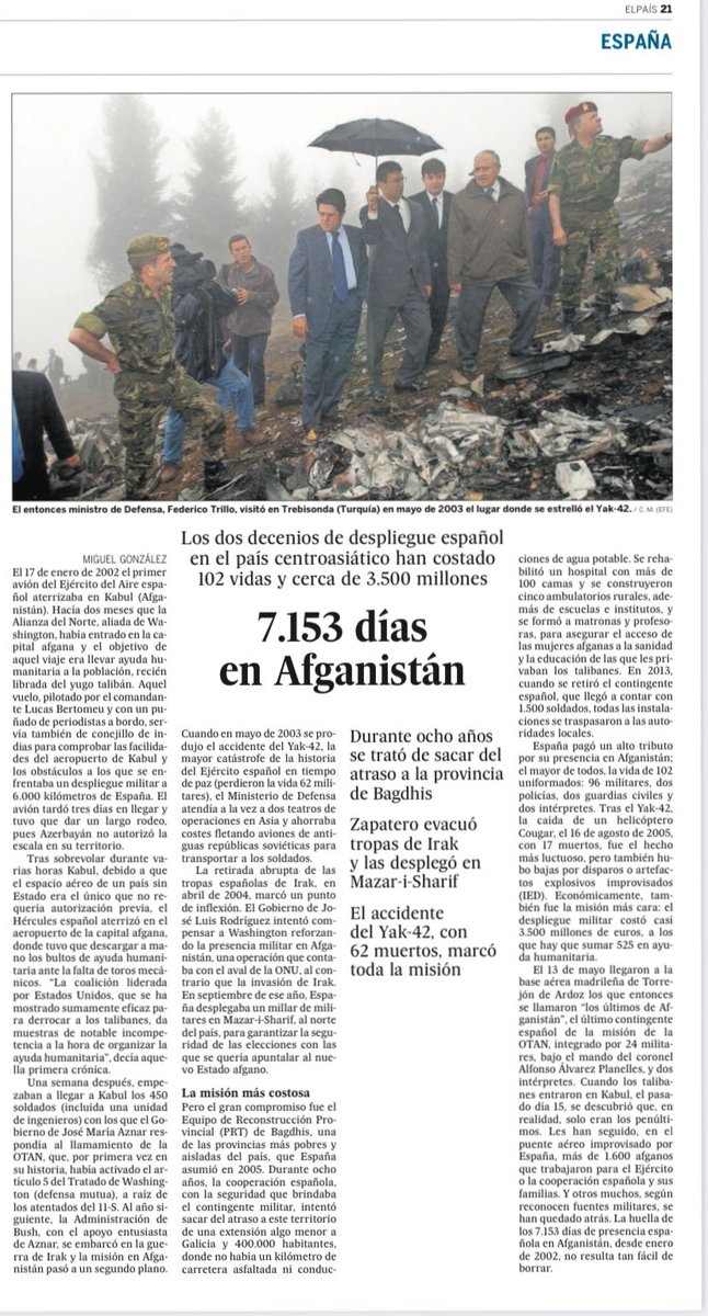 manolopezzi's tweet photo. Quizás Trillo acompañado de Casado, podrían explicar ya la verdad del Yak 42, y las 102 vidas que costó, por su incompetencia y mentiras https://t.co/hJEV3gMIaV