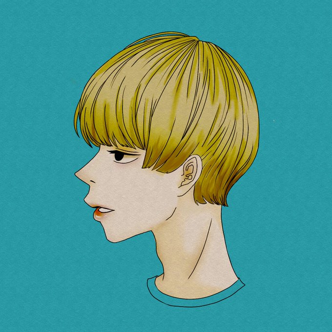 マッシュルームヘアのtwitterイラスト検索結果