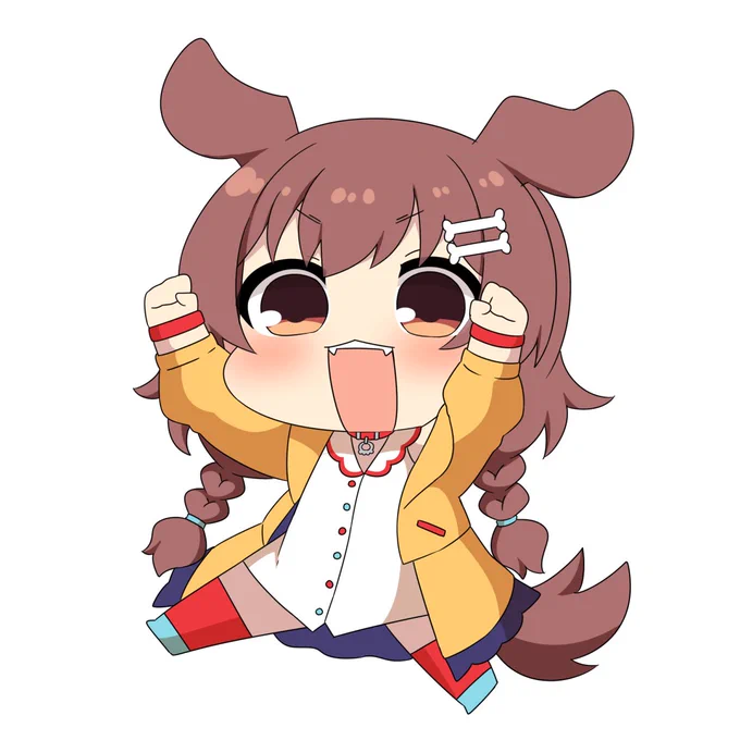 元気な感じの描きたかっただけ #できたてころね 