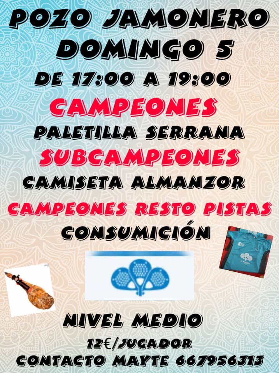 Club Padel Almanzor (@padelalmanzor) on Twitter photo 