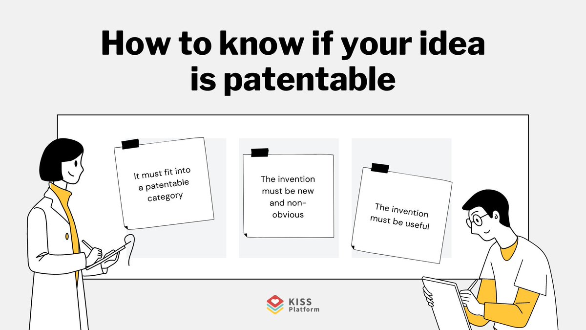The first step you have to take before throwing yourself into a new idea is to know if it’s patentable. 

Why? 

Because if you can patent it, you can prove it’s unique, and, most importantly, you’ll know you won’t be blocked from your own market!

buff.ly/3lJXShg