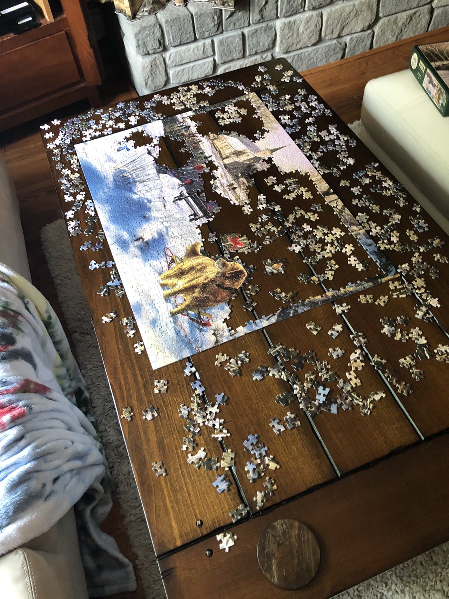 Few things say summer holidays as well as the family puzzle - fully appreciating it has to be done before Labour Day.