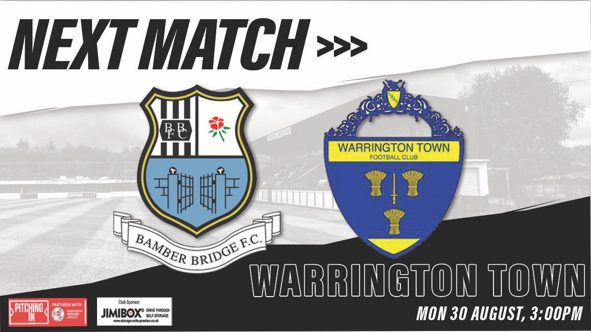 Bamber Bridge FC on Twitter "NEXT MATCH We are back at Irongate