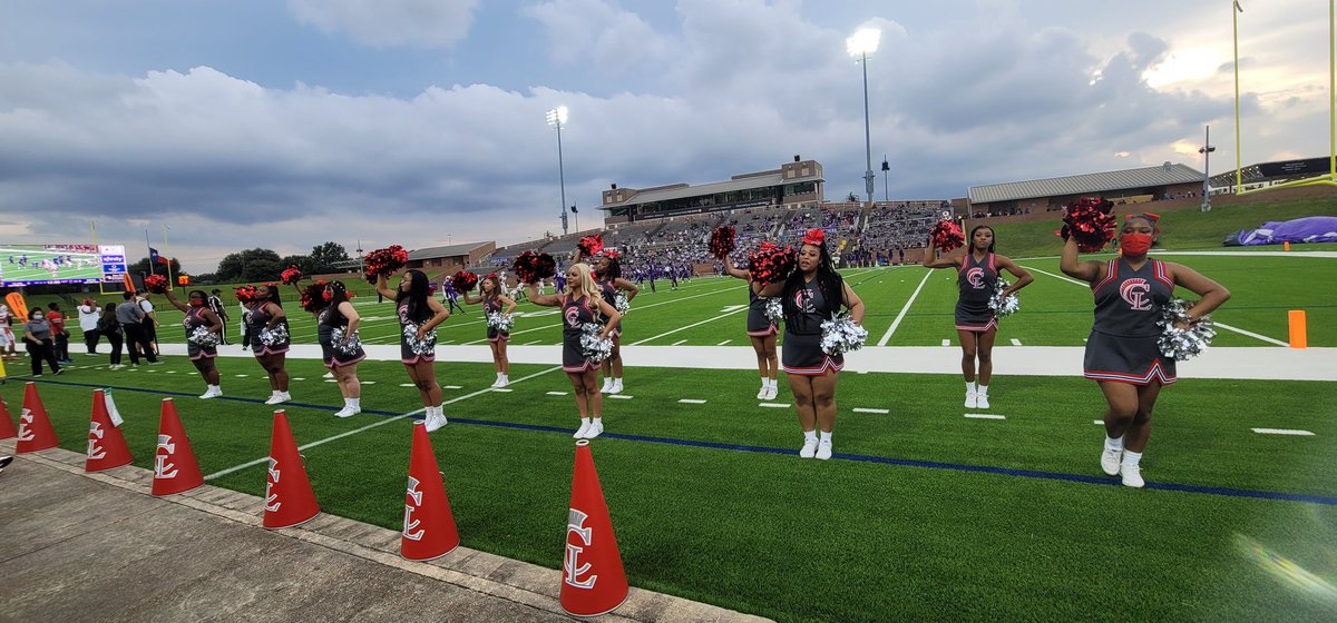 CyLakesCheer's tweet photo. So proud of these young ladies! 1 game down and so much fun to go! Proud to be a Spartan. #cheer #cylakes https://t.co/fSegiQD44E