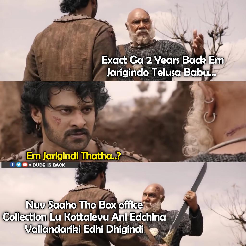 DudeIsBack1's tweet photo. #Prabhas #Saaho  #2YearsForSaahoBOStorm https://t.co/57hTtNB8kE