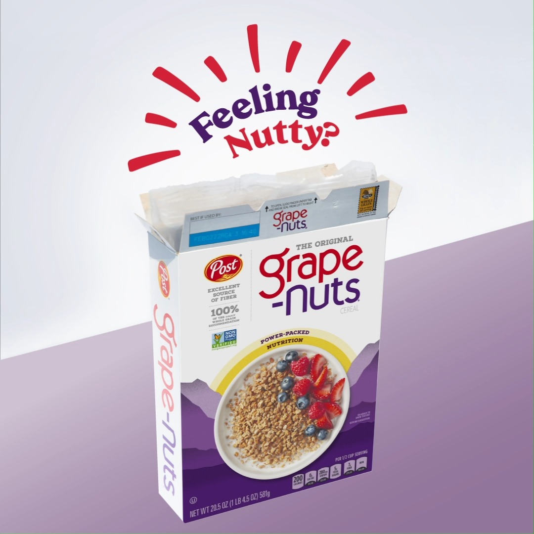 GrapeNuts Cereal on Twitter "Feeling Nutty? It’s a GrapeNuts cereal
