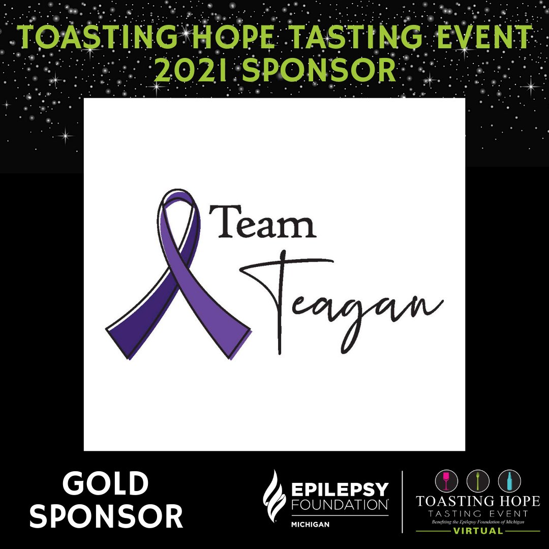 Thank you to Team Teagan for joining our Virtual Toasting Hope Tasting Event as a Gold Sponsor!

To register for free for the Virtual Toasting Hope and to enter our drawing, please visit ToastingHope.cbo.io. 

#ToastingHopeTastingEvent #EpilepsyFoundationofMichigan