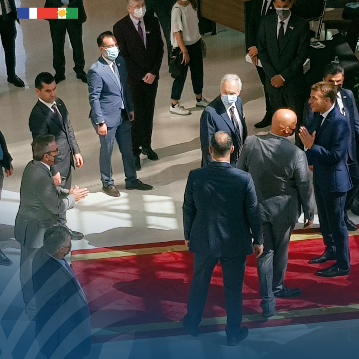 ErbilRotana's tweet photo. Erbil Rotana was honored and privileged to welcome His Excellency President of France Emmanuel Macron into the Kurdistan Region and Erbil Rotana. We hope President Macron’s visit will bring peace and prosperity to Iraq and Kurdistan Region.
read more; https://t.co/v9ZszRyWGs https://t.co/psMsNjP1qi