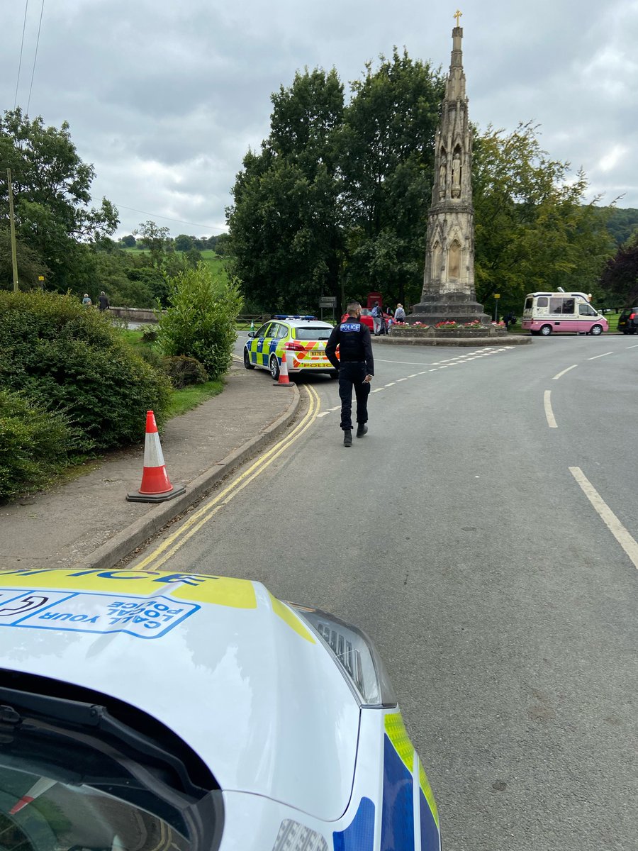 MoorlandsPolice's tweet photo. Local Moorlands Officers have been on patrol in Ilam , Wetton , Longnor, Butterton , Warslow as well as other rural areas , engaging with the local community and visitors, #Shift3NPT. https://t.co/MwXb5TzKtk