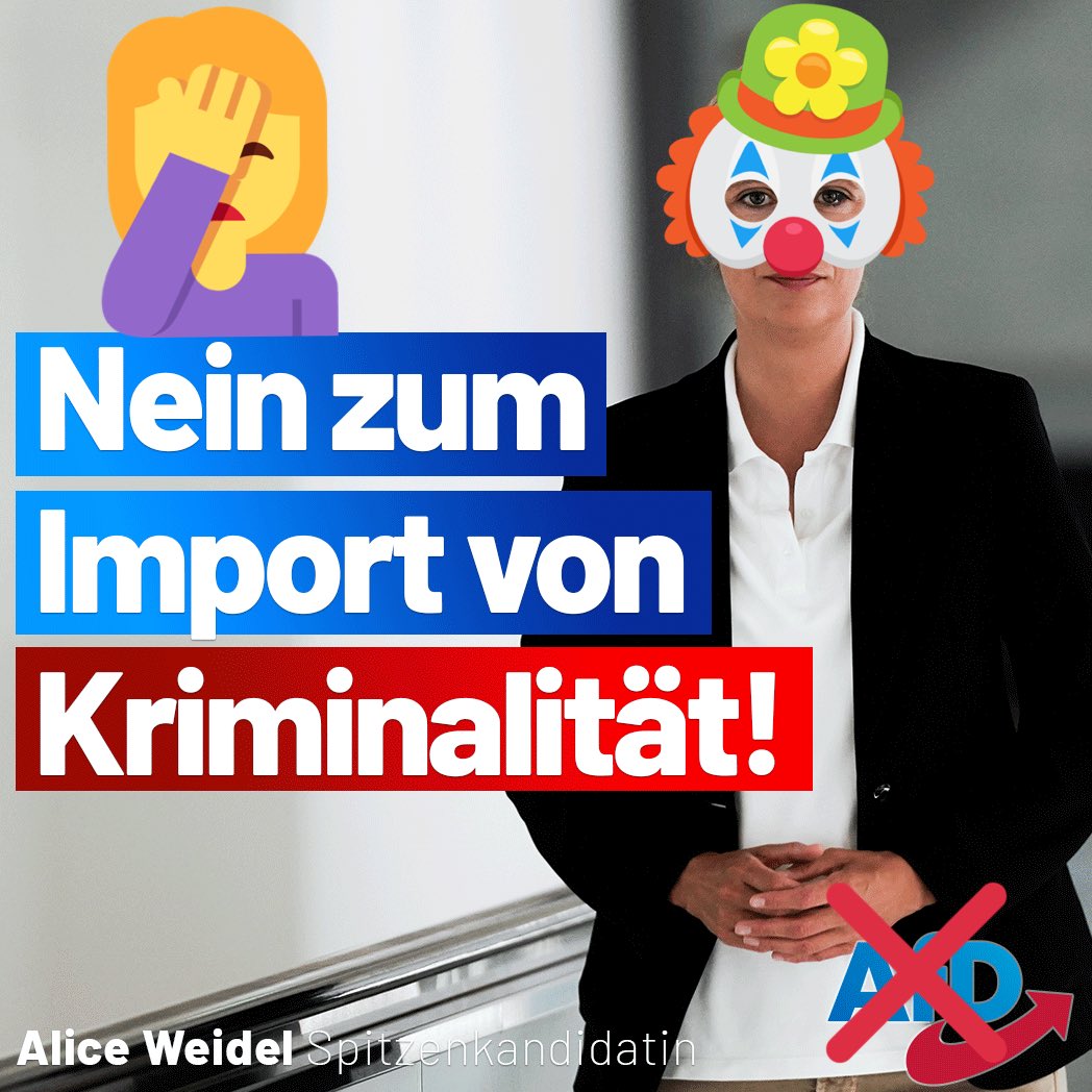Team_Cali95's tweet photo. Gott lass Hirn regnen - oder Sterne Hauptsache es trifft die richtigen!
Import von Kriminalität?
Es ist doch mittlerweile mehr als belegt,
(durch etwas das heißt Studien - für AFD Wähler*innen - das ist etwas wo man Dinge objektiv betrachtet)
dass dies Schlicht falsch ist. https://t.co/IdRKudqyXT