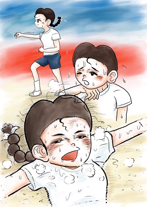 #ガルパン   やっと半分描けた…。 こんな調子で11月までにあと4.5話描けるのか…。 とりあえず、チハタンの旋風(かぜ)平井の巻、前編。  (1/4)