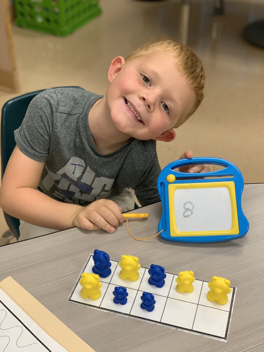 douglass_class's tweet photo. Writing and representing numbers with magna-doodles and tens frames! #STEAMatStribling https://t.co/3dqRTjaaeW