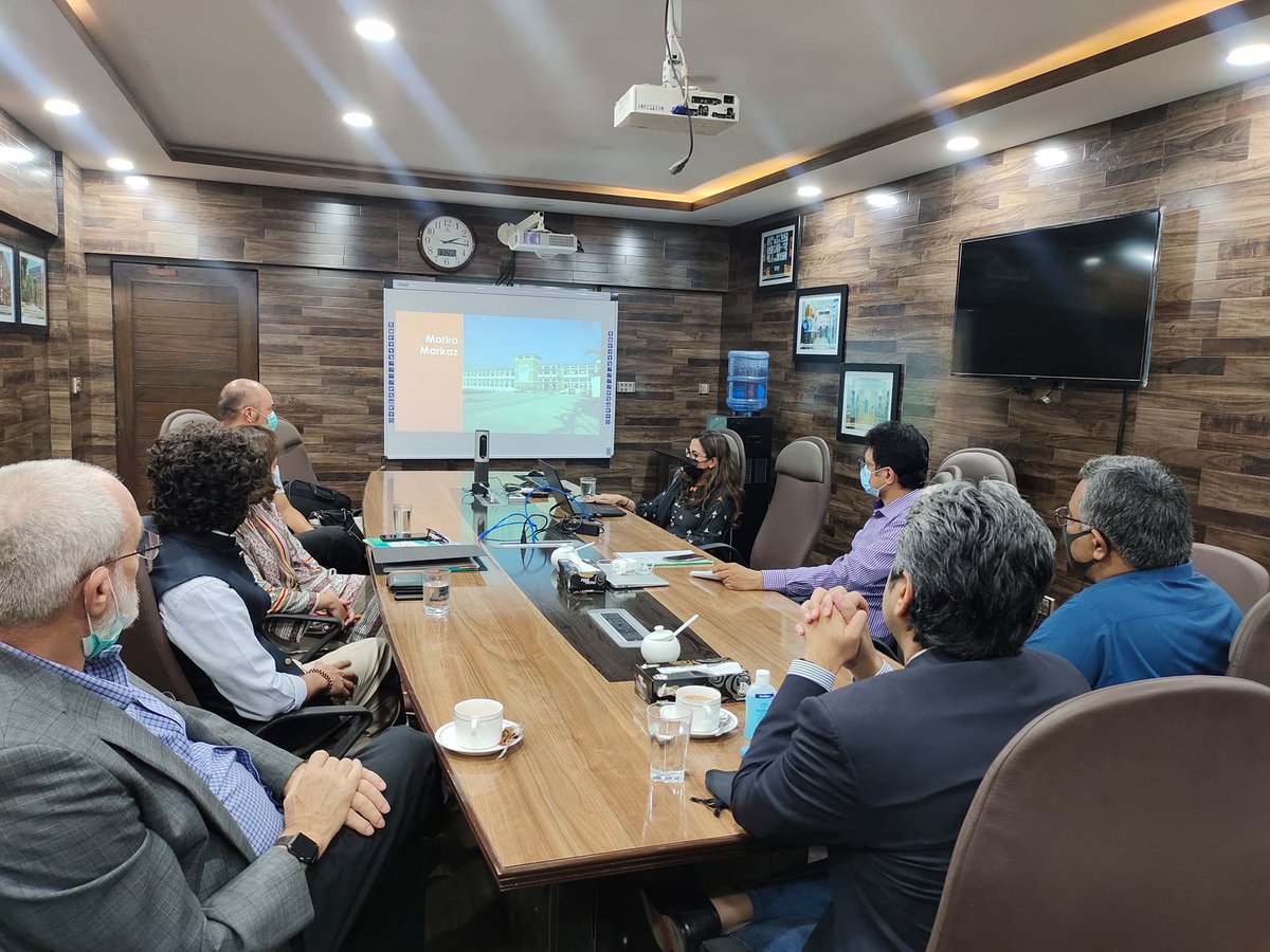 for persons with disabilities across 5 districts of Sindh. The meeting was chaired by Syed Qasim Naveed, Special Assistant to CM Sindh on BOI and PPP. Sadiq Ali Memon Special Assistant to the CM on DEPD was also present