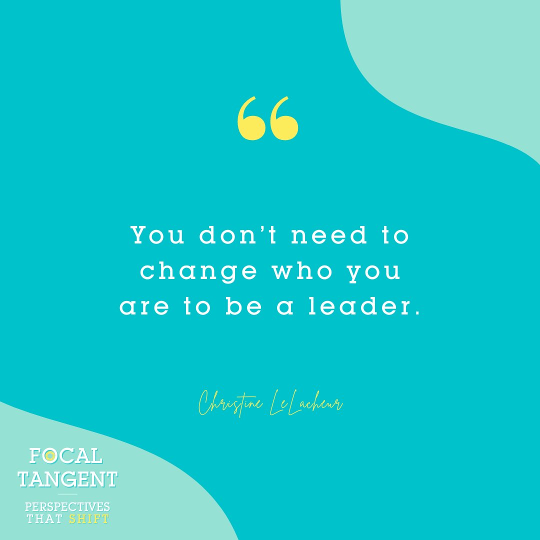 In this week's podast episode Christine and I chat about:
- Why you already have leadership abilities 
- Tips to find your inner strengths
- Leadership vs. management

Listen to the full episode here: pictonat.com/focal-tangent-… or anywhere you get your podcasts!