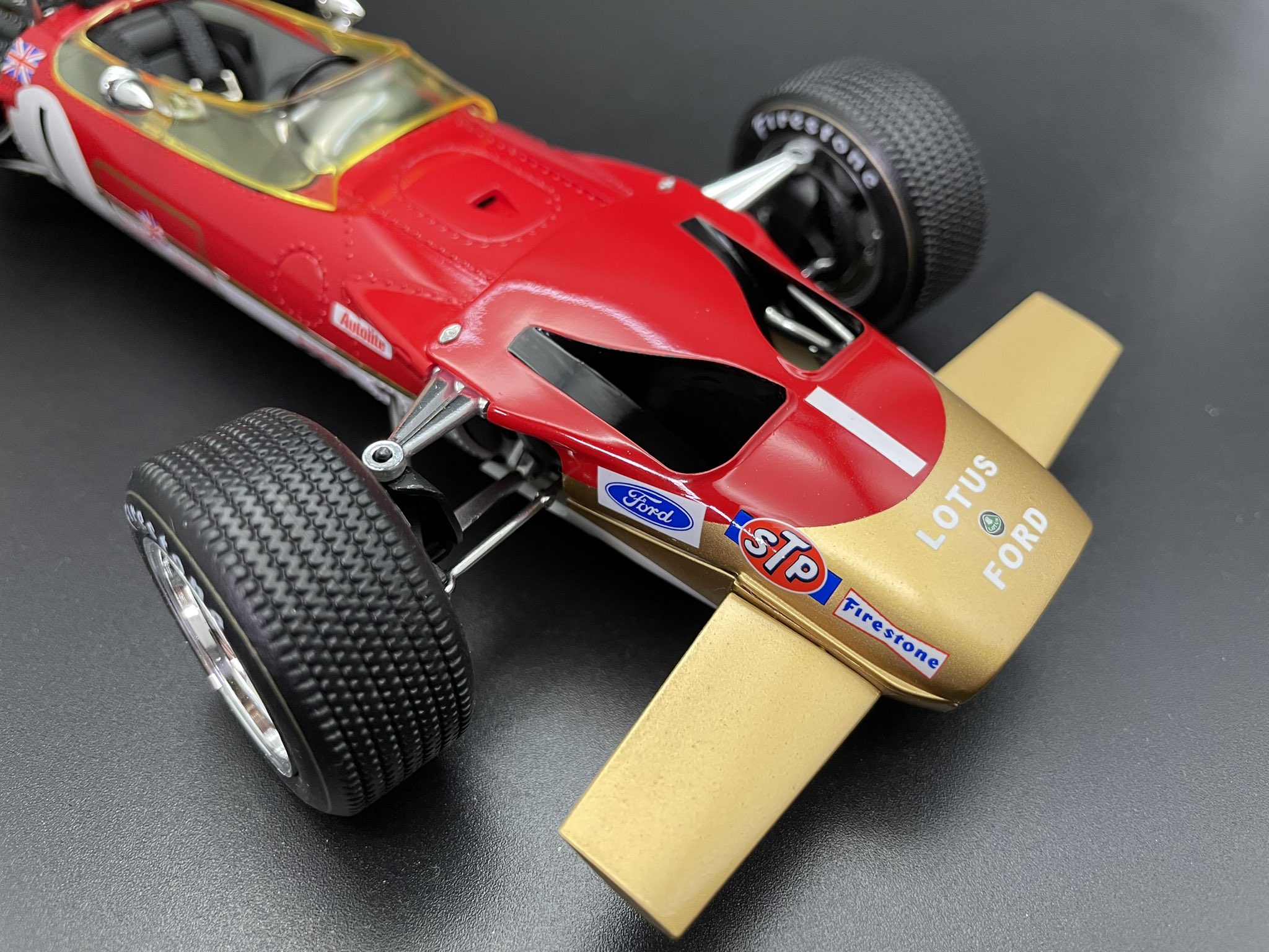 絶版 エブロ 1/20 ロータス 49・フォード w/カルトグラフ