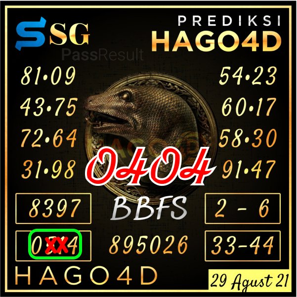 Hago4D's tweet photo. "Hasil Result Togel SINGAPORE 
>> 0404 <<
Minggu, 29 Aug 2021

Hago4D - Situs Togel Online Terpercaya di Indonesia

Jangan Lewatkan Bonus Terbaik di #Hago4D .net
• Bonus Deposit Pertama 10%
• Bonus Deposit Harian 5% https://t.co/qvU4JYGHsP