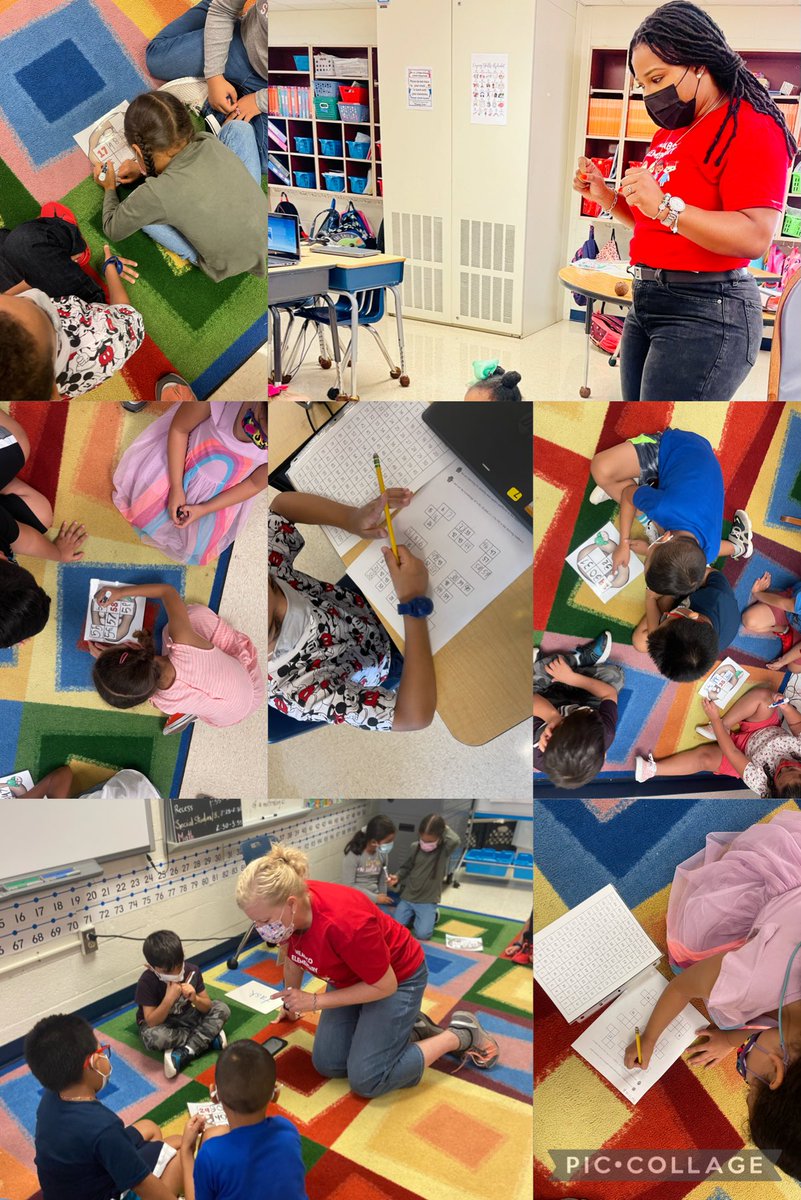 cynthiaslindsay's tweet photo. ⭐️ Co-teaching with @chrissy_teach to implement #RichTasks! 🙌🏻 “Collaborative learning has been shown to not only develop higher-level thinking skills in students, but boost their confidence and self-esteem as well”! 💯 Our @NBESStars 2nd graders are powerful #mathematicians! ⭐️ https://t.co/ri1VClQB51