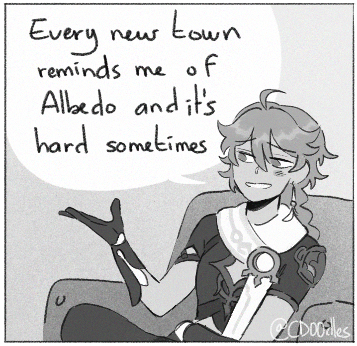 Me, the albedoless Albedo lover, on a daily basis 