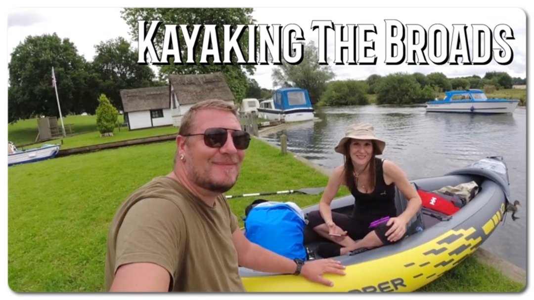 em_and_stu's tweet photo. Coming up at 4pm GMT today on our channel is our little kayaking adventure on the Norfolk broads, such a laugh again as always.. Please don't forget to check it out! Also early release now for this one on our Patreon page. #kayaking #norfolkbroads #intexexplorerk2 https://t.co/QpiHDAvLlY
