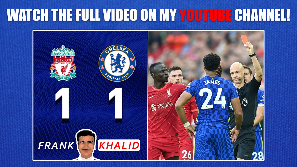 Anthony Taylor should not referee a Chelsea game again!

Here is me reacting to your tweets about the game
youtu.be/qV3Kq5SUC7A

Check if you got a shoutout in my video!