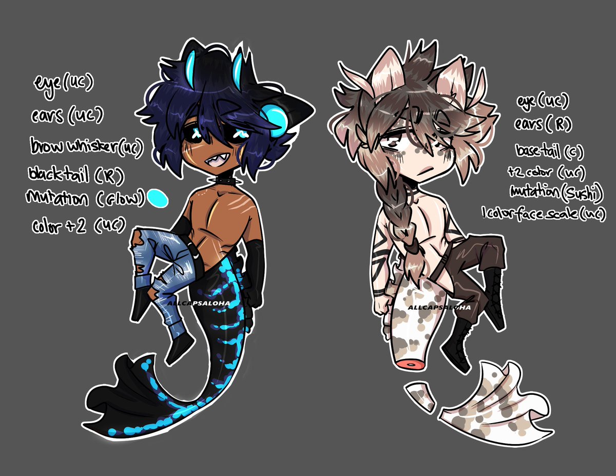 AllCapsAloha's tweet photo. I Made some Kittykoi Mutation Adopts!
since it has been a while since i have posted!
These two are up for $55 USD each
Transparent files will be sent after payment
Kittykoi is a closed species~!
#kittykoi #closedspecies #adoptable #adopts #cs #chibi #art #digitalart https://t.co/8p2AhEucrc