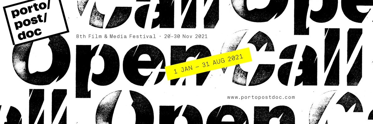 PortoPostDoc's tweet photo. Last days to submit your masterpieces to the 8th #portopostdoc edition!
Until 31st August, film submissions via @FilmFreeway are still open. After that, you have no chance. Just think about it. More info at https://t.co/I1huM4p9N2 https://t.co/kmQsTvgNbE