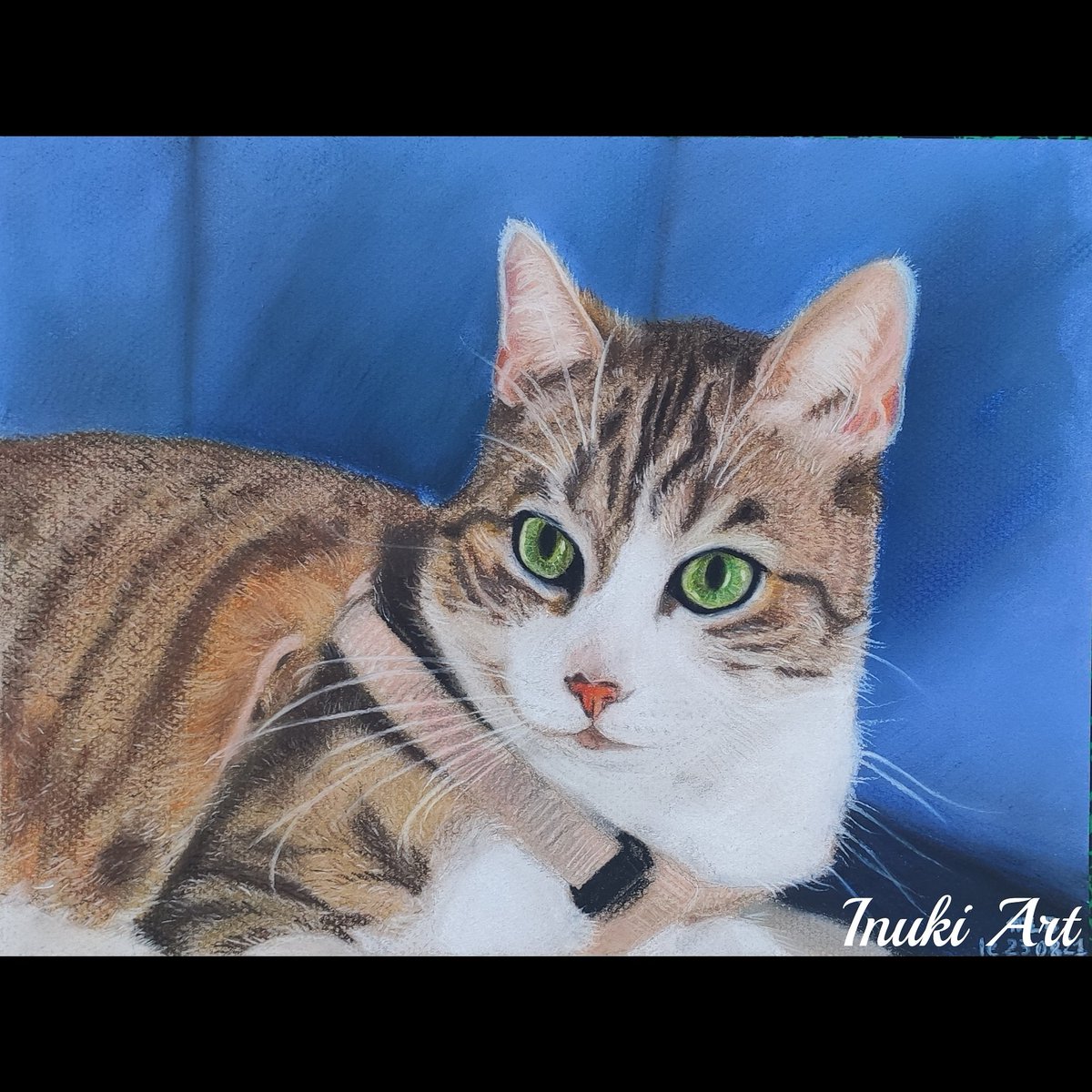 InukiArt's tweet photo. Portrait animalier de la belle Hainoha réalisé aux pastels secs, Août 2021.
#inukiart #cat #dessin #portraitdrawing #portrait #fanart #artwork #pencils #fabercastell #instadraw #sketch #pencildrawing #draw #pencil #art #artstagram #instaart #artistoninstagram #artist #chat #cats https://t.co/yTzHPlCLZb