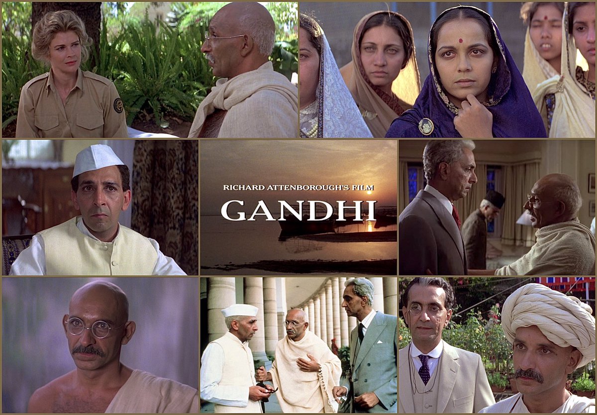 “GANDHI” (1982) dir. #RichardAttenborough 

#BenKingsley
#CandiceBergen 
#RoshanSeth
#AlyquePadamsee
#RohiniHattangadi