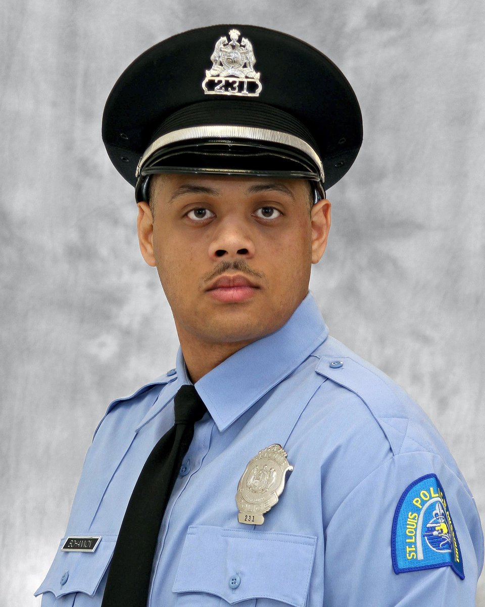 One year ago today on 8/29/20 around 5:50p, Officer Tamarris Bohannon responded to a "Shooting" in the 3700 block of Hartford. 

Sadly, he was mortally wounded during the incident. &amp; while he fought valiantly for his life, he succumbed to his injuries the following evening.
