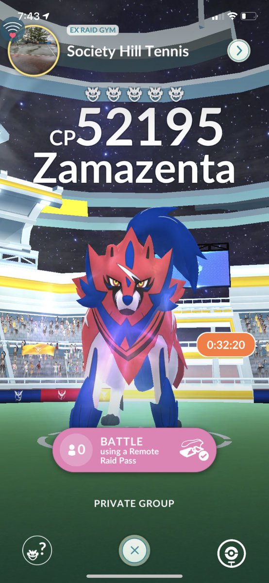 Gvitboro's tweet photo. Weather boosted Zamazenta #PokemonGoRaids #PokemonGO #Pokemon #PokemonGOraid #PokemonGOfriends add me quickly https://t.co/XNzKFgAuJE