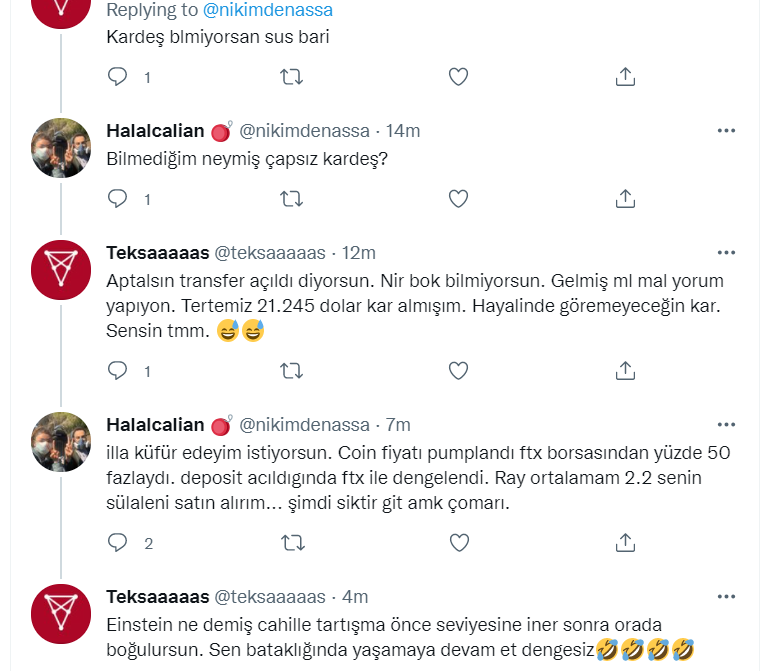 KriptoRonaldo's tweet photo. @nikimdenassa ama sen ağlıyon hahahah https://t.co/7rH1PFjC8U